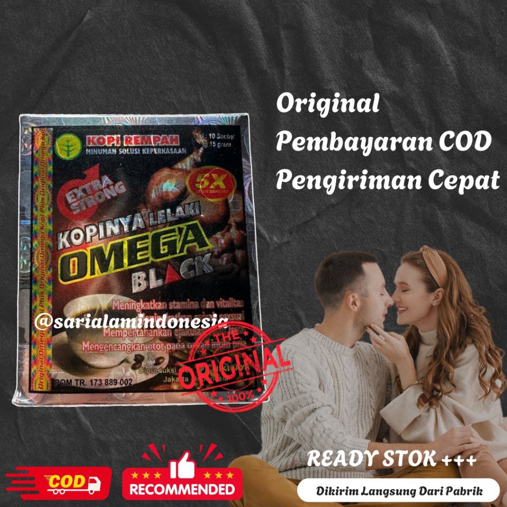 

Omega Black Kotak Isi 10 Sachet