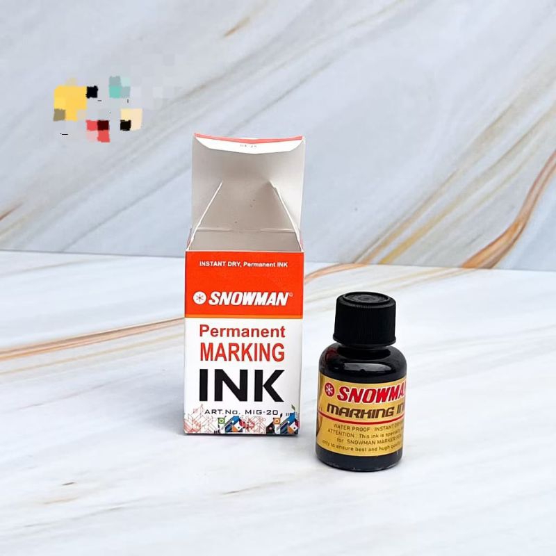 

(1 BOTOL) TINTA SNOWMAN PERMANEN / REFILL Spidol Snowman Permanen