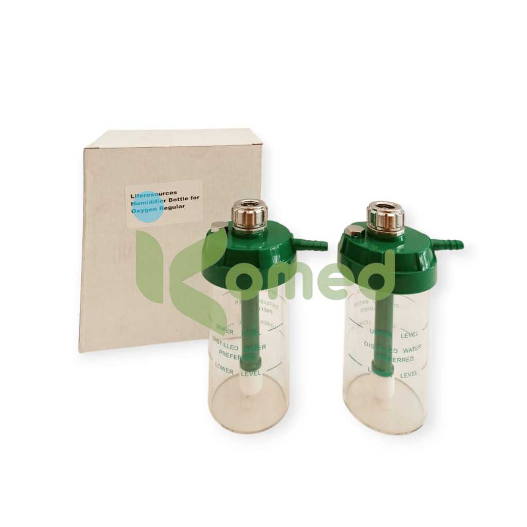 Botol Humidifier Regulator Oksigen || Perlengkapan Medis Pada Regulator Oksigen Cocok Untuk Semua Me