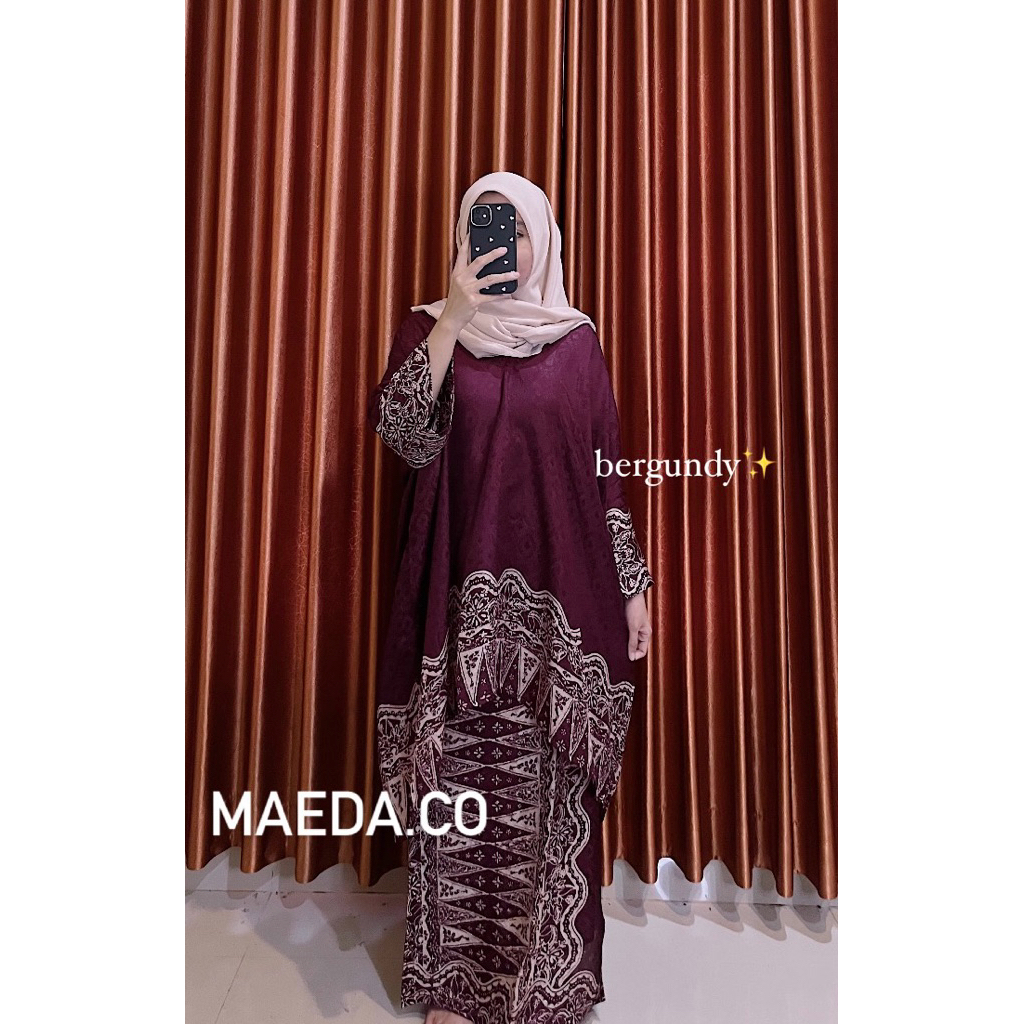MAEDA BATIK | STELAN JUPRI KOSONGAN | VISCOSE SEMI SUTRA | OUTFIT KONDANGAN COUPLE ROK LILIT WANITA