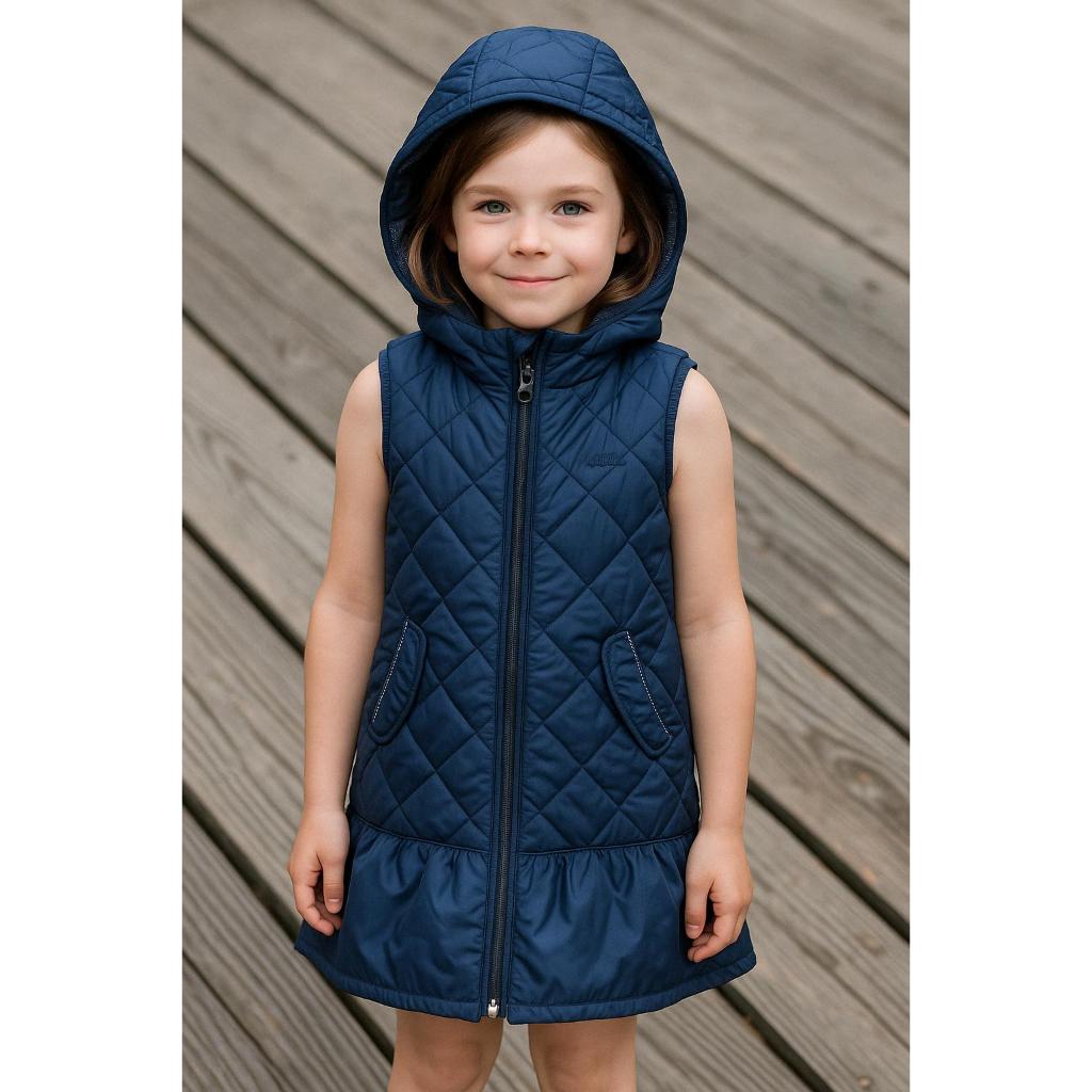 [17317] Daks Puff vest coat sleeveless kutung dingin sejuk