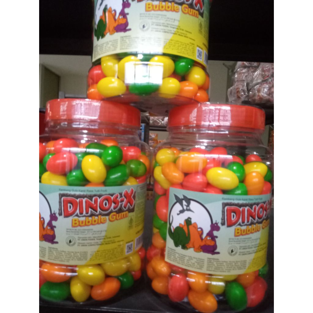

Dinos -x bubble Halal permen karet isi 195butir