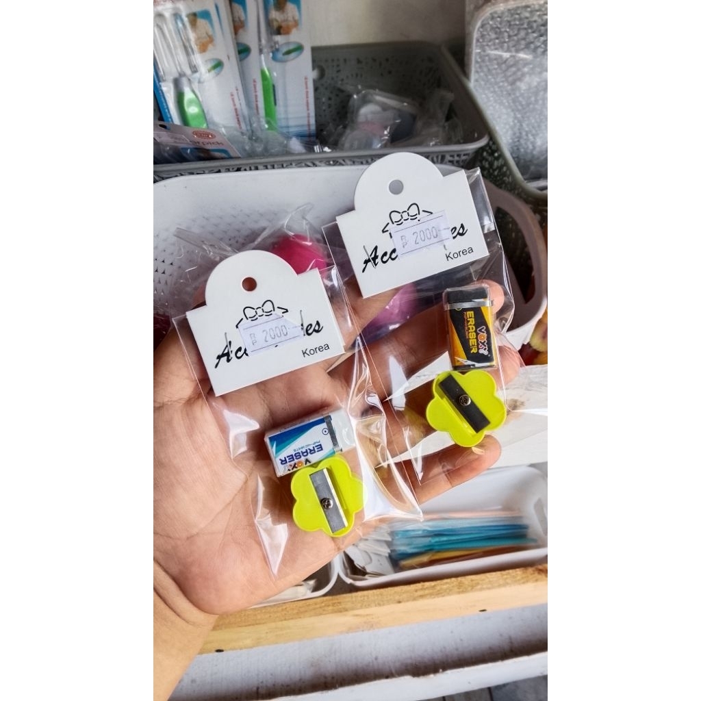 

PAKET PENGHAPUS & PERAUT PENSIL ALAT TULIS