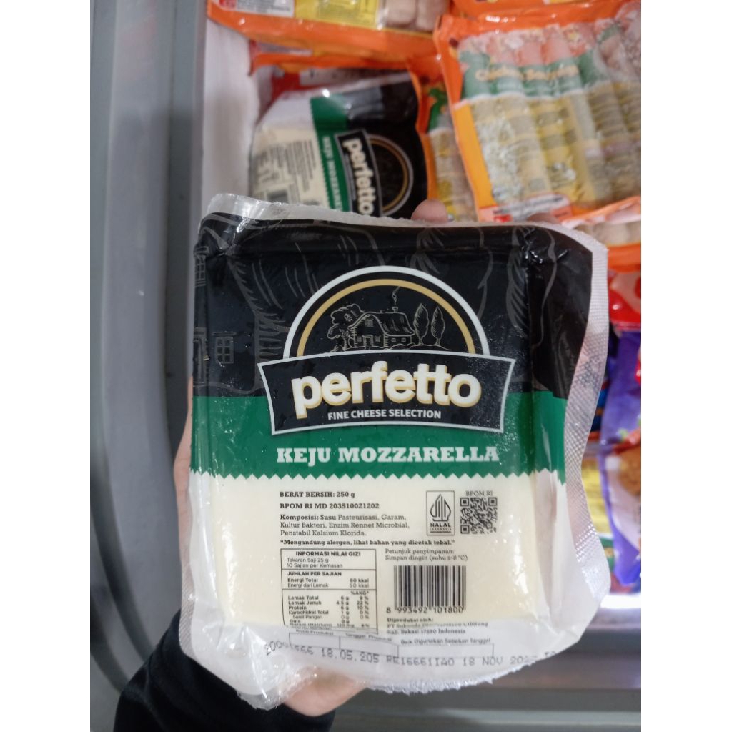 

keju mozzarella perfecto 250g