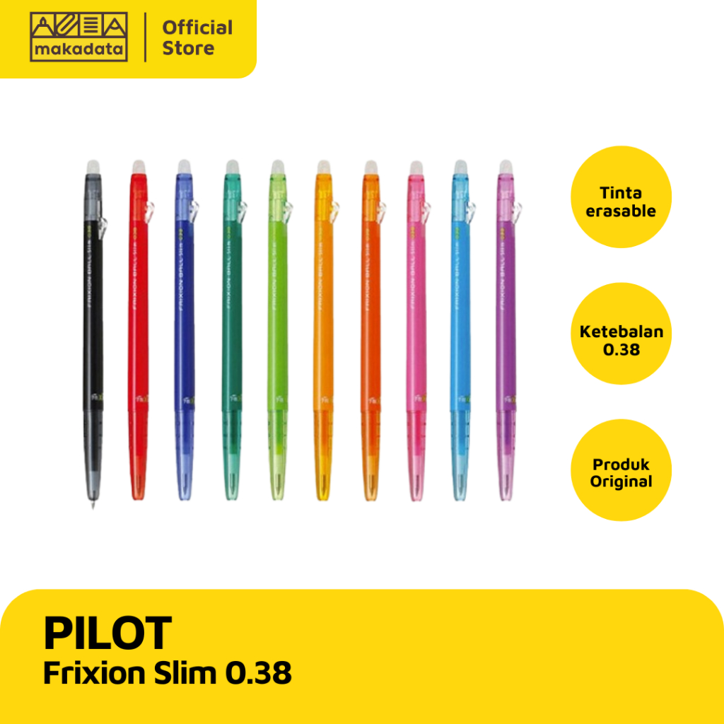 

BOLPEN | PULPEN | BALLPOINT PILOT FRIXION SLIM 0.38 MURAH