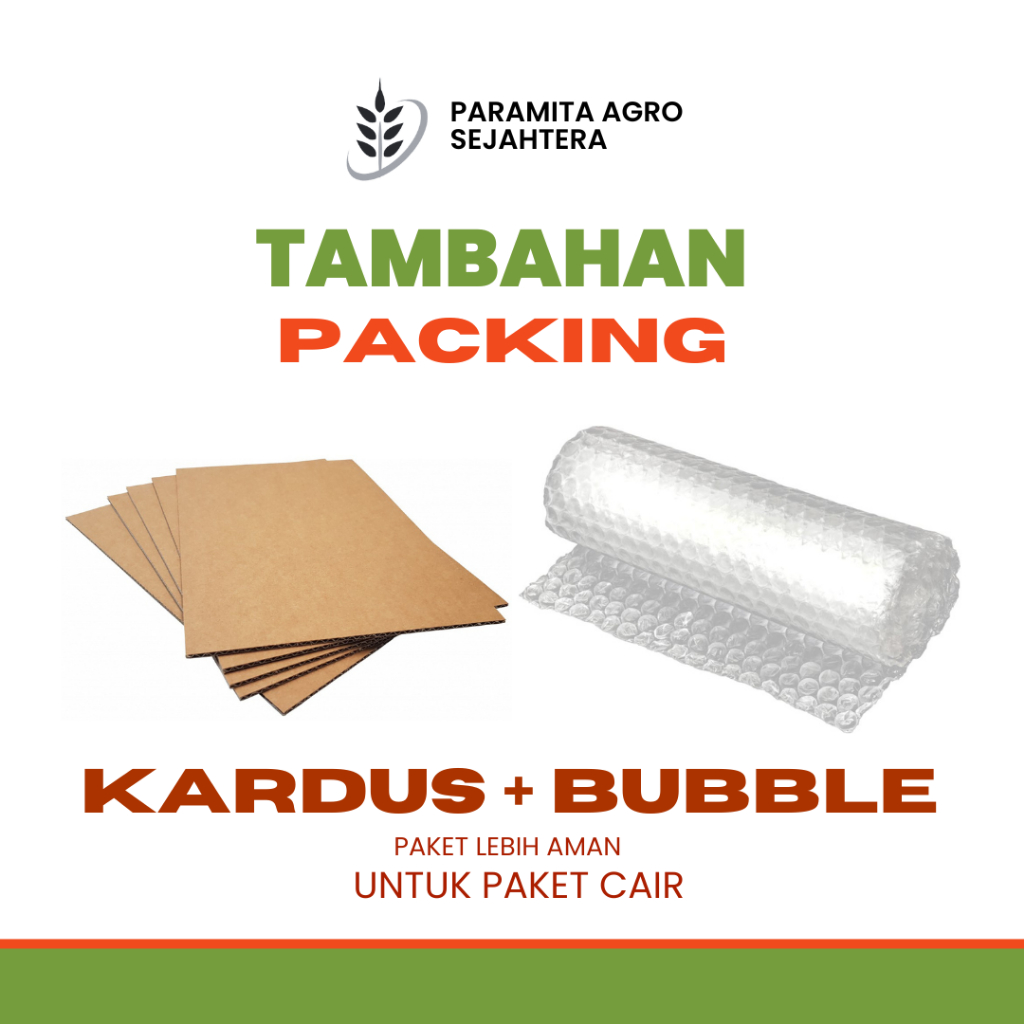 

Packing Kardus Tambahan Dus + Bubble Wrap - Extra Pengemasan
