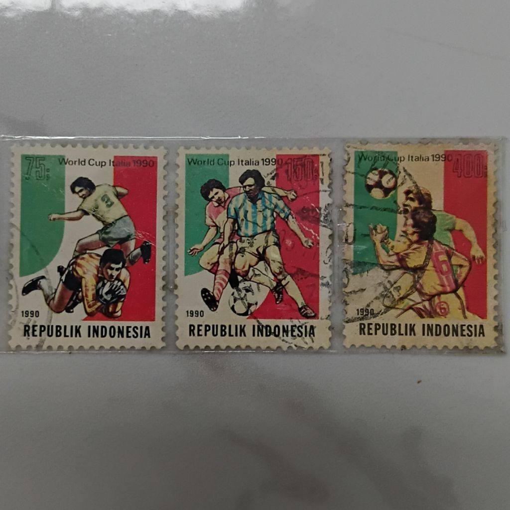 

Perangko Prangko Set Seri World Cup Italia 1990 Used - YN2406