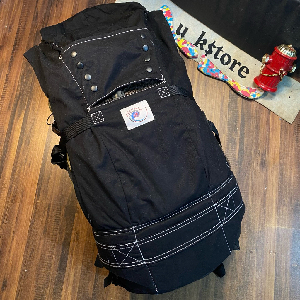 gendongan bayi ergo baby sport black