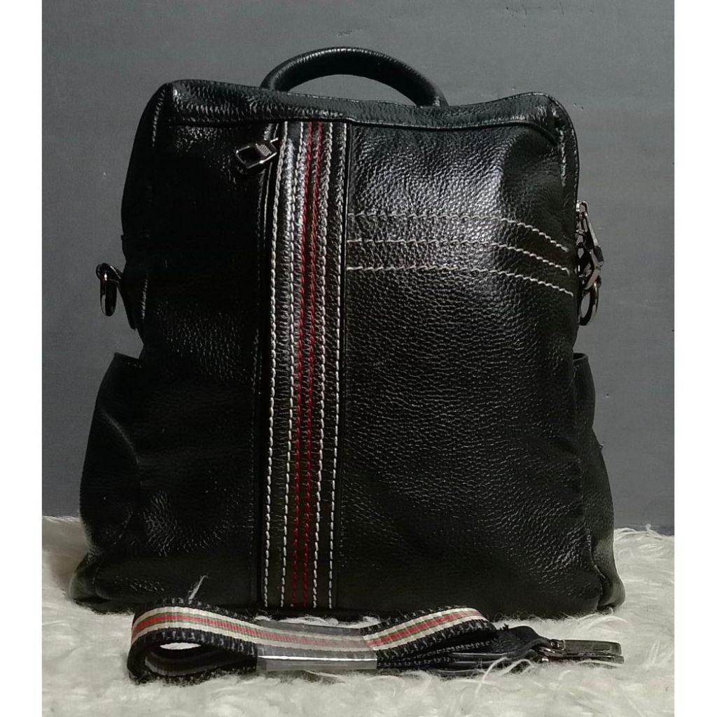 Tas Ransel Backpack NN Kulit Asli Second Branded