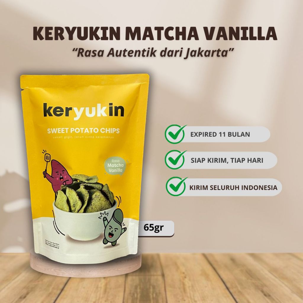 

Keryukin Sweet Potato Chips 65gr