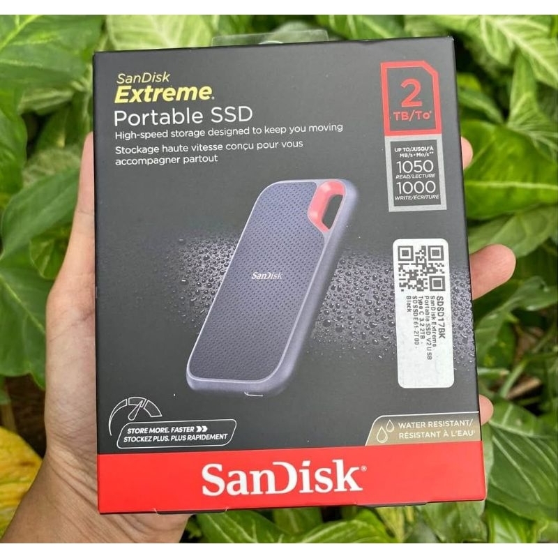 SanDisk Portable SSD 2TB Water Resistance