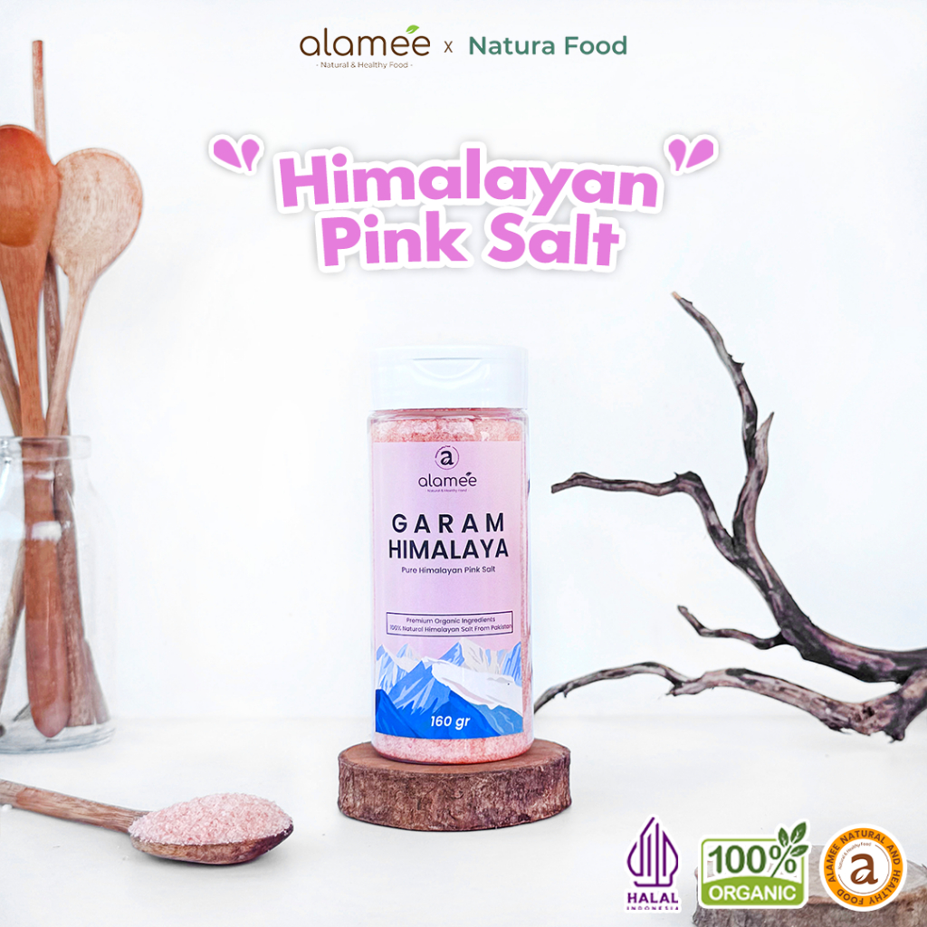 

Garam Himalaya Organik Himalayan Pink Salt 160 G natura food