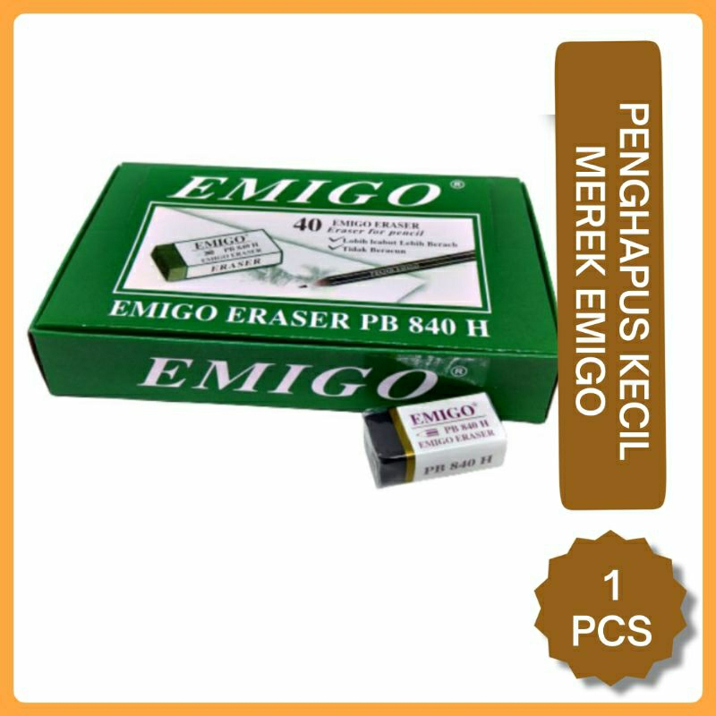 

Penghapus ECER ( 1 PCS ) / Penghapus Pensil / Karet Penghapus / Drawing eraser Emigo
