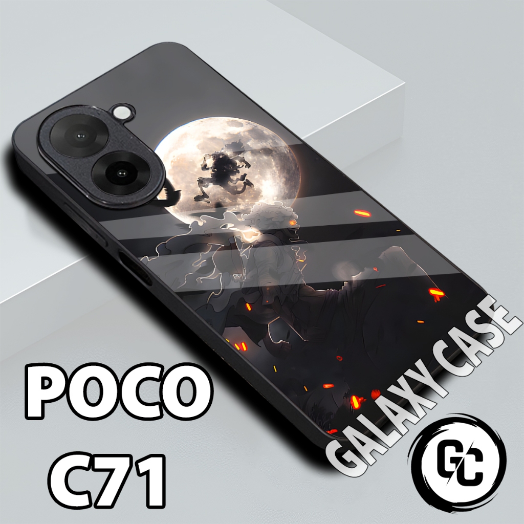 Softcase glossy POCO C71/Case POCO C71 Anime/case POCO C71 glitter/casing POCO C71/case hp POCO C71