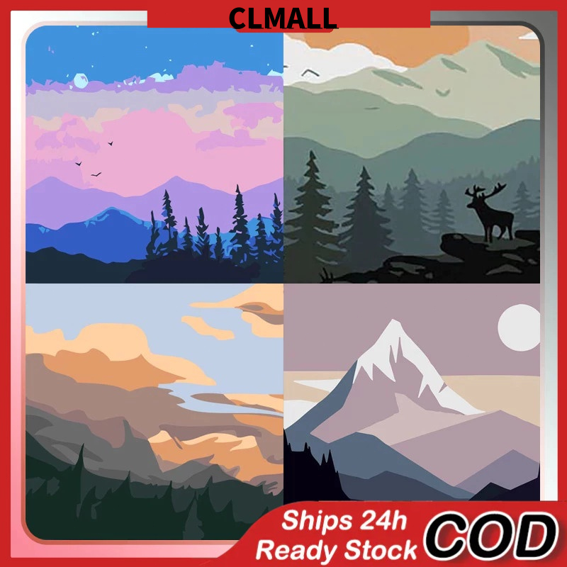 

Digital 20x20cm View Series DIY Painting Kit Canvas Lukisan Lukisan Cat Dengan Lukisan Warna Untuk Lukisan Warna /Keranjang Martir /Hadiah /Hadiah