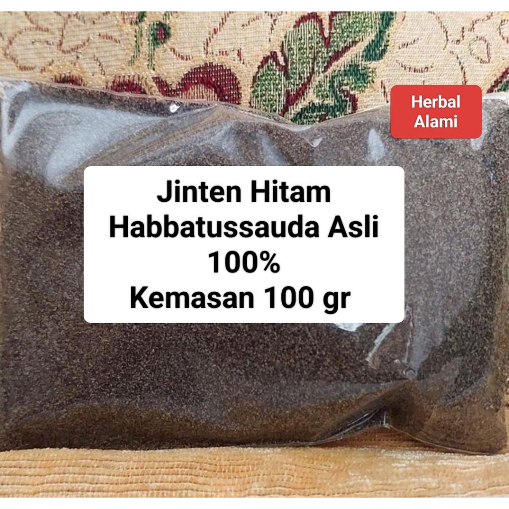 

Serbuk Bubuk Jinten Hitam Habbatussauda murni 100% kemasan 100 gr