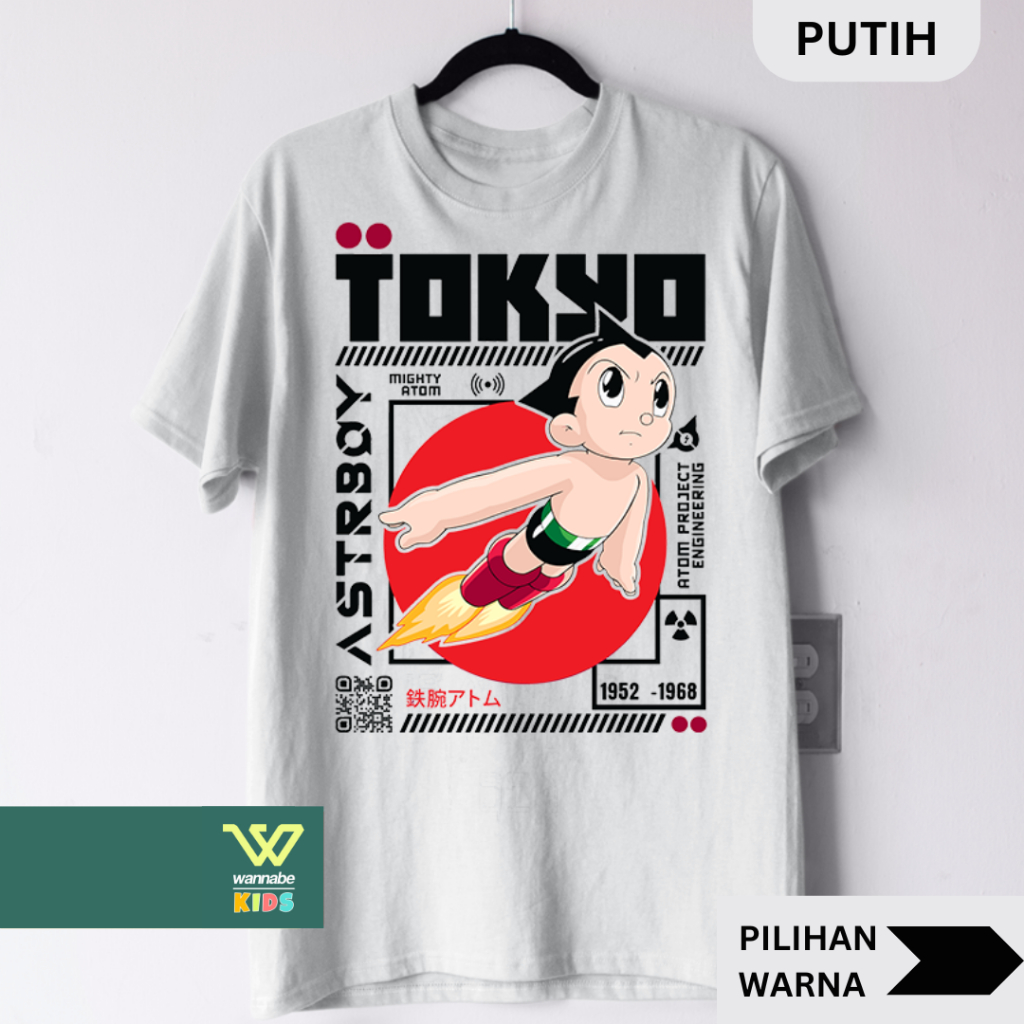 Kaos SUP3RH3RO JEPANG ASTROBOY 15 Kaos Dewasa Size S - 7XL Big Size Jumbo dan Kaos Anak Size XS - XL