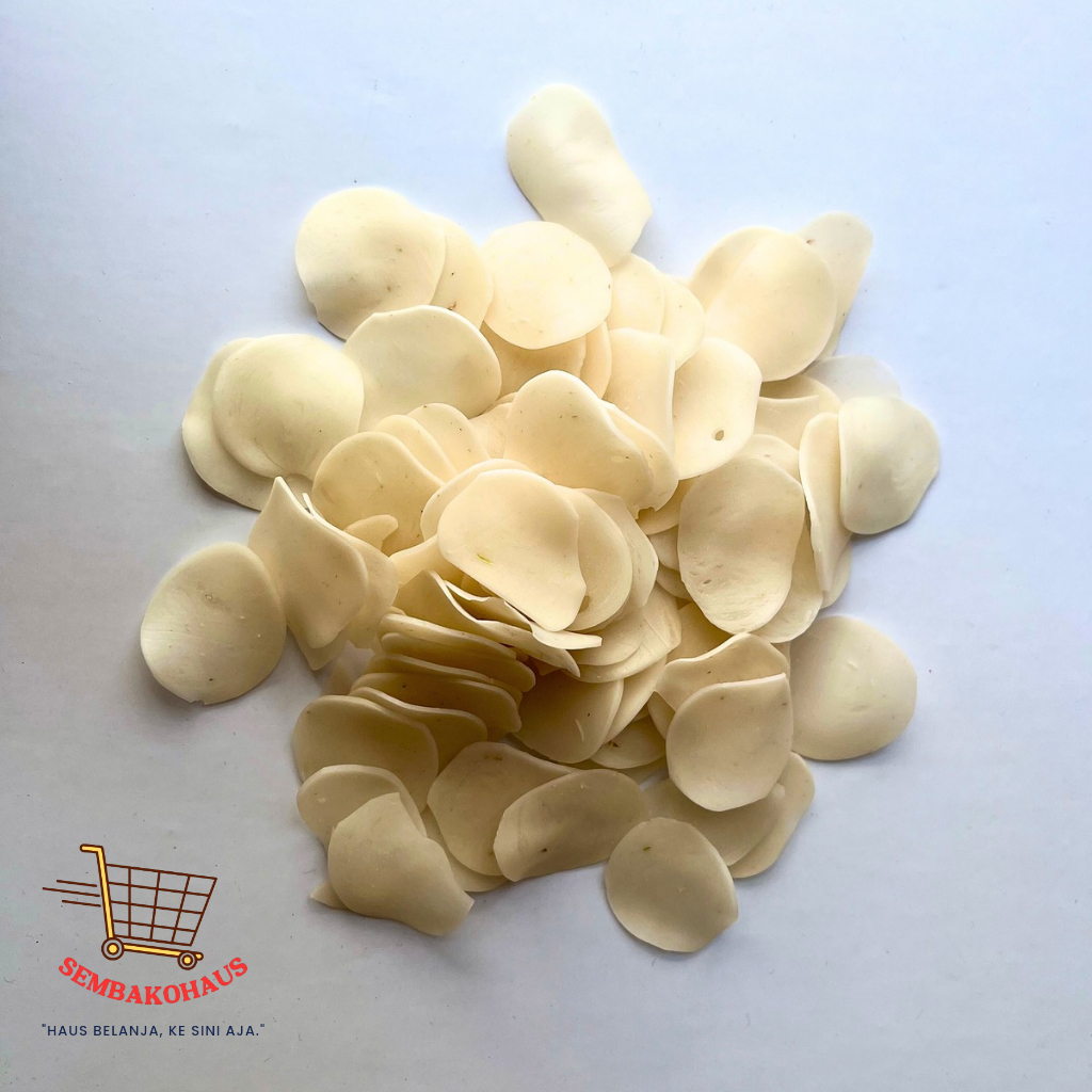 

Kerupuk Matahari Putih Mentah (Kemplang)