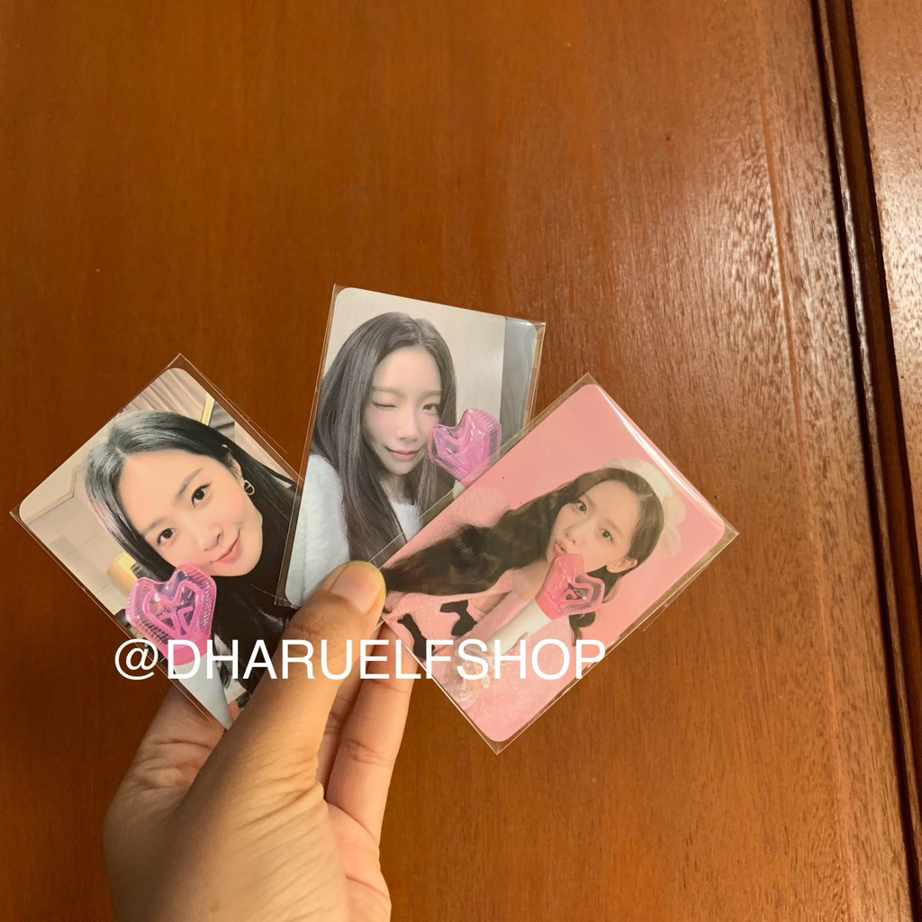 SNSD OFFICIAL LIGHTSTICK PHOTOCARD POB SM