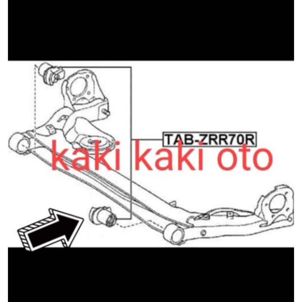 bush bushing low lower arm bush bushing roda belakang bush bushing cross member belakang voxy new vo