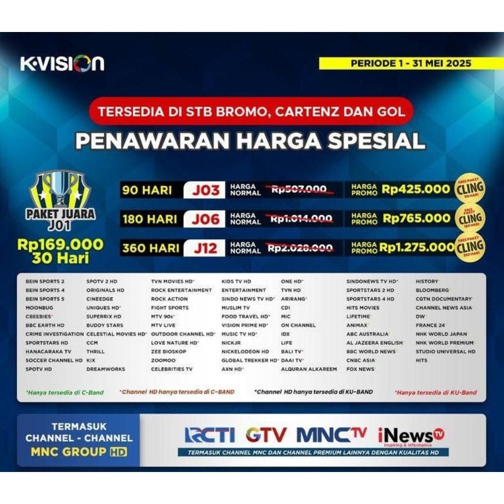 PAKET JUARA K-VISION