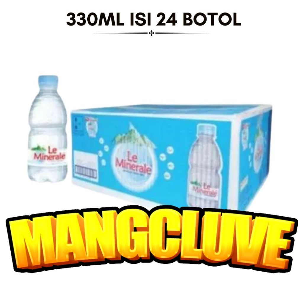 

Le Minerale Air Mineral 330ml isi 24 botol