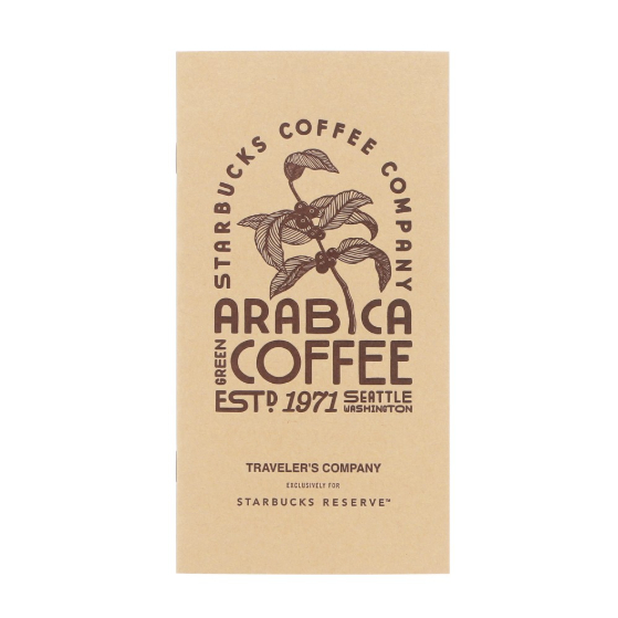 

Travelers Notebook Starbucks Reserve Roastery Refill ARABICA Blank