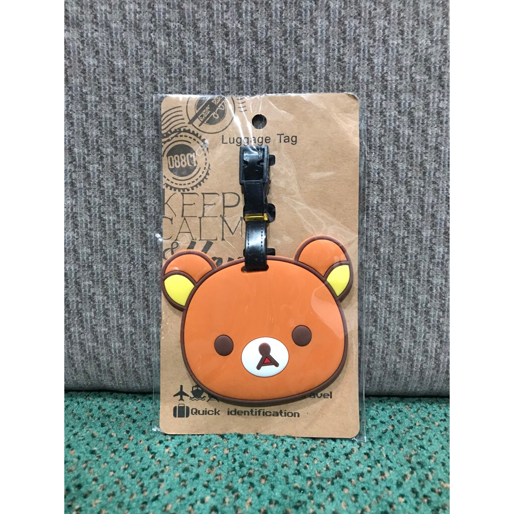 Luggage tag/ Gantungan Rilakkuma