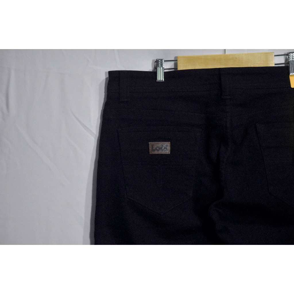 Celana Jeans Panjang LOIS ORIGINAL STRETCH // CELANA LOIS // CELANA LOIS HITAM // [[UKURAN 38]]