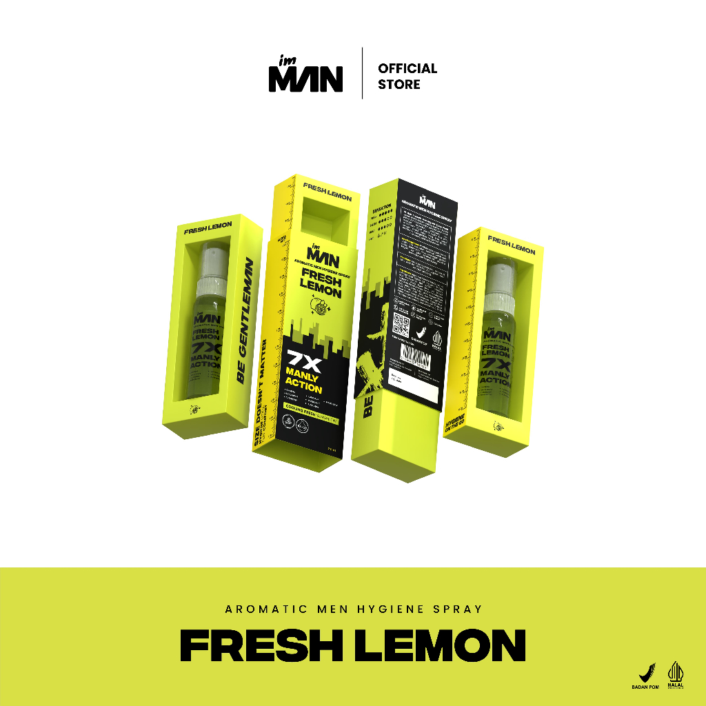 IM MAN Lemon Care Spray - Aromatic Hygiene 23 ml