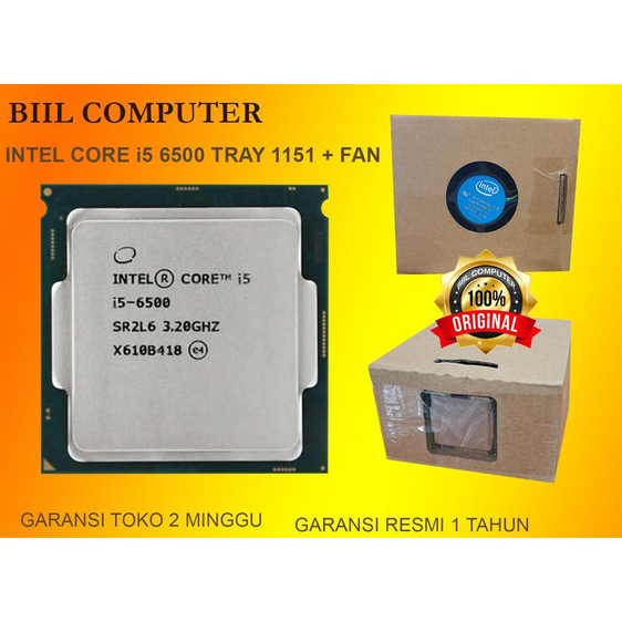 Intel Core i5 6500 Tray + Fan
