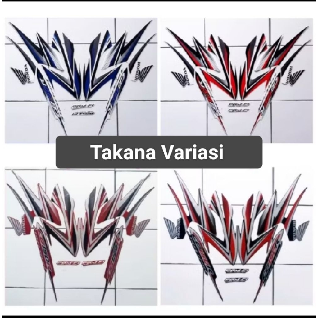 list body set striping CB150R 2013