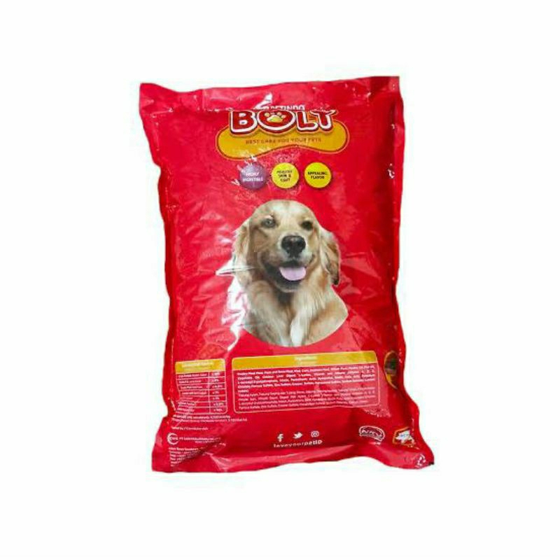 Dog Food - Bolt Dog Beef 1kg