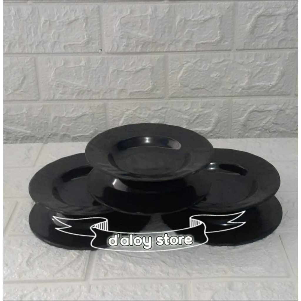 1 Lusin Piring Kecil Tatakan Gelas Melamin Tebal Termurah