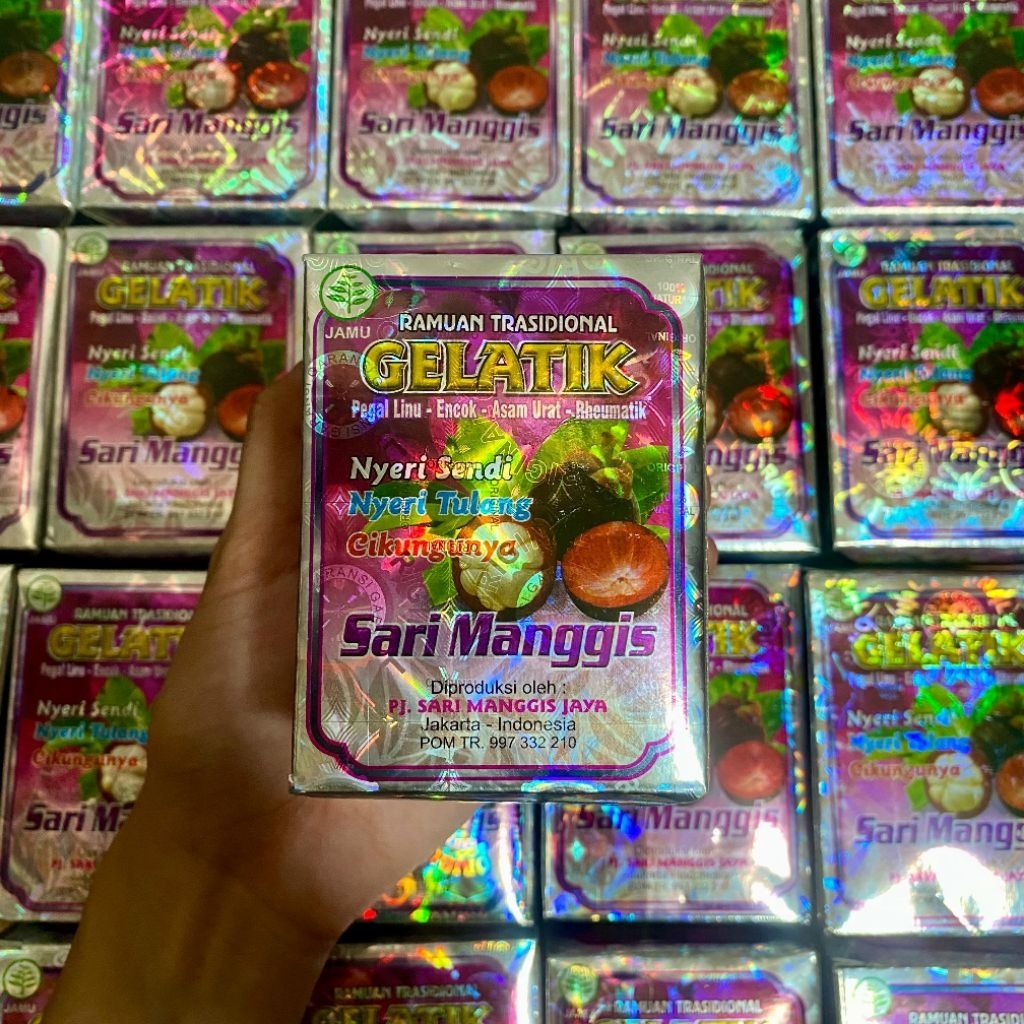 

GELATIK SARI MANGGIS SERBUK