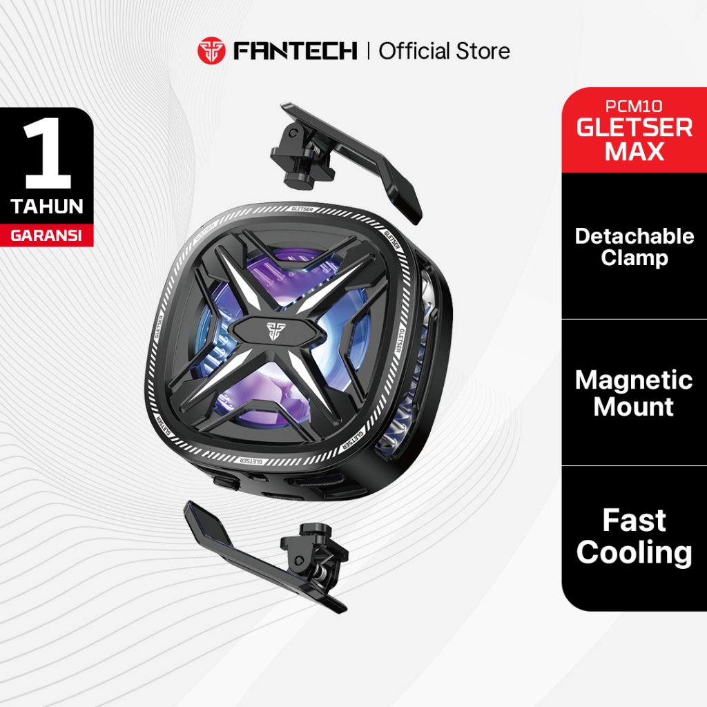 Fantech Phone Fan Cooler HP Gaming Magnetic GLETSER MAX PC10 PCM10 for Smartphone iphone android kip