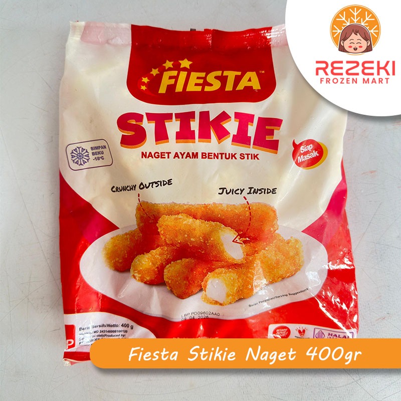 

Fiesta Stikie 400 Gr | Naget Ayam Stik | Frozen Food Murah