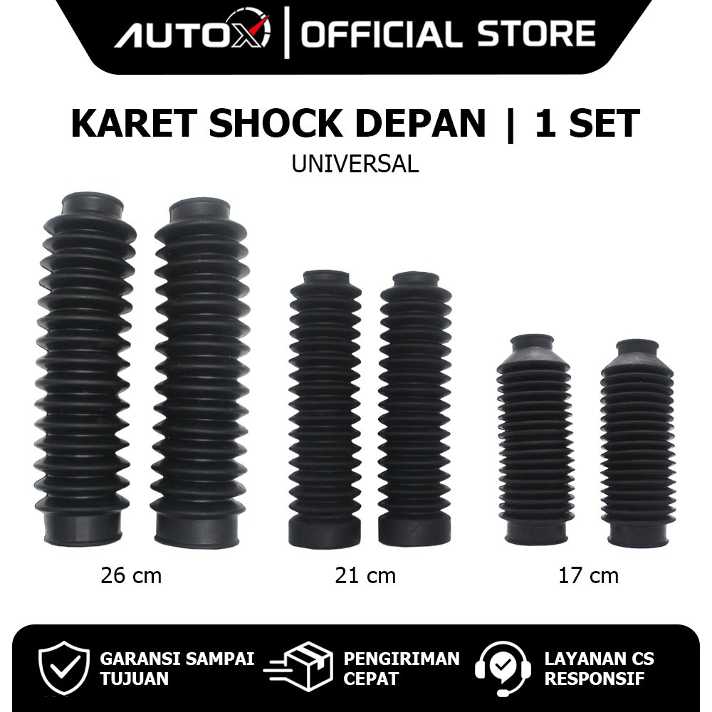 Karet Shock Depan Vario 125 150 & Beat Pop Street & Scoopy & Mio S M3 & Tiger & ADV & Supra & RX Kin
