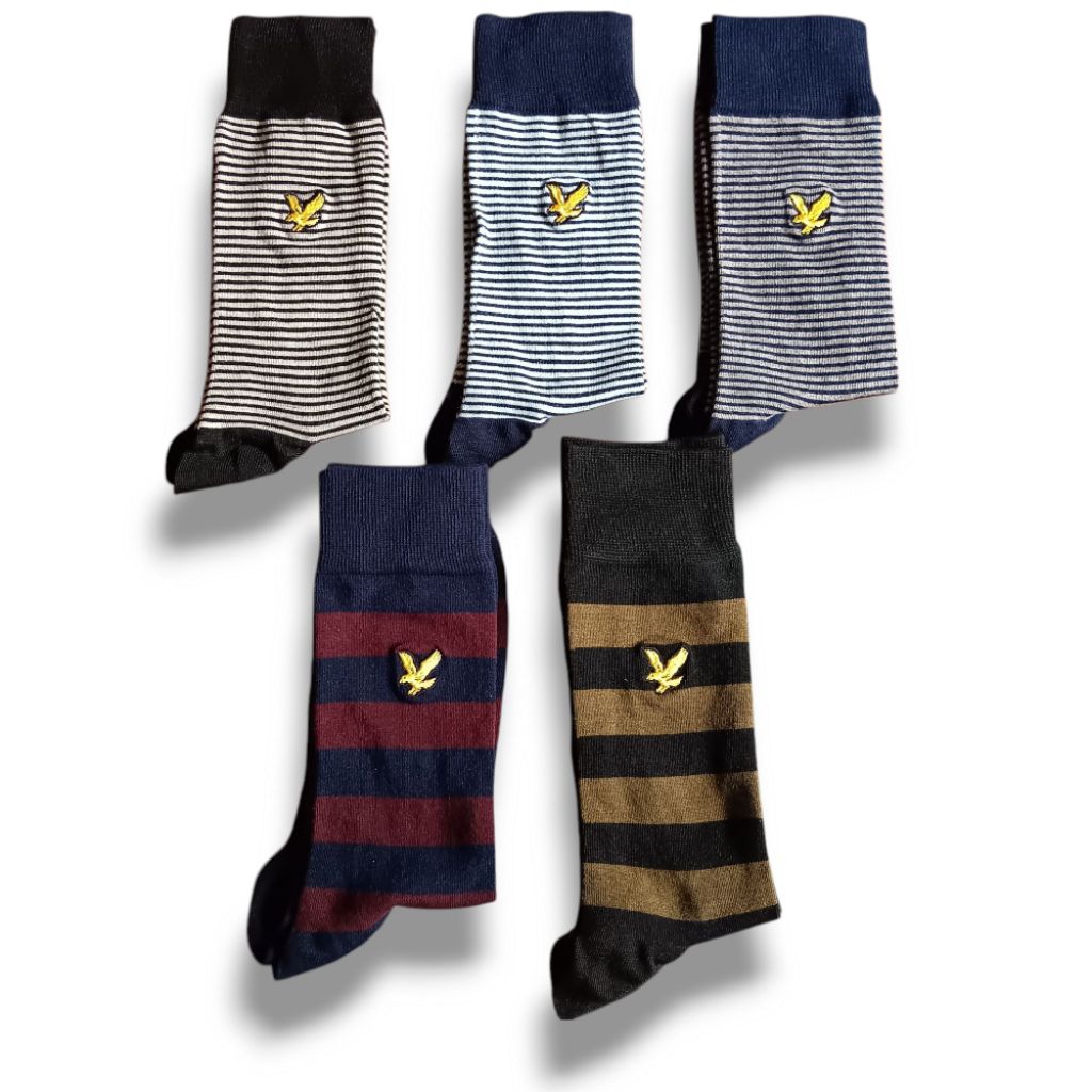 kaos kaki Lyle and scott striped