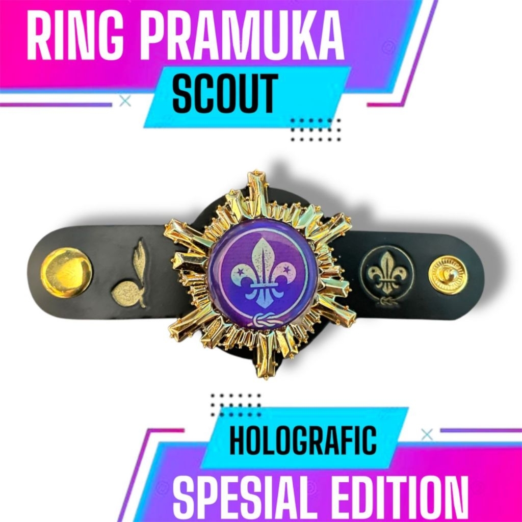 

ring kacu pramuka matahari wosem hologram