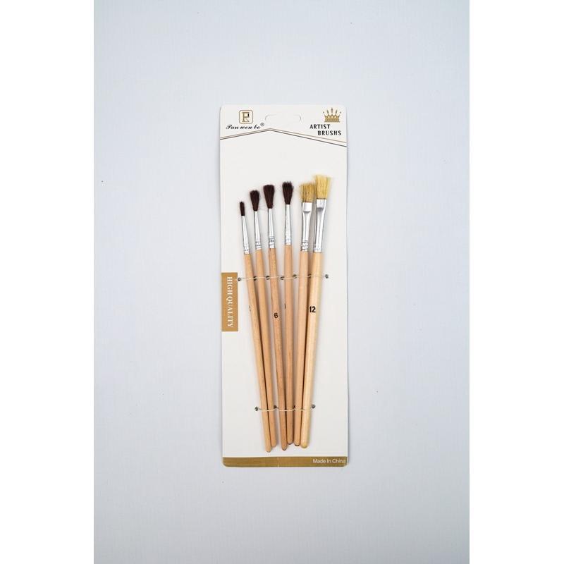 

Kuas/Brush Polos 1 Set isi 6