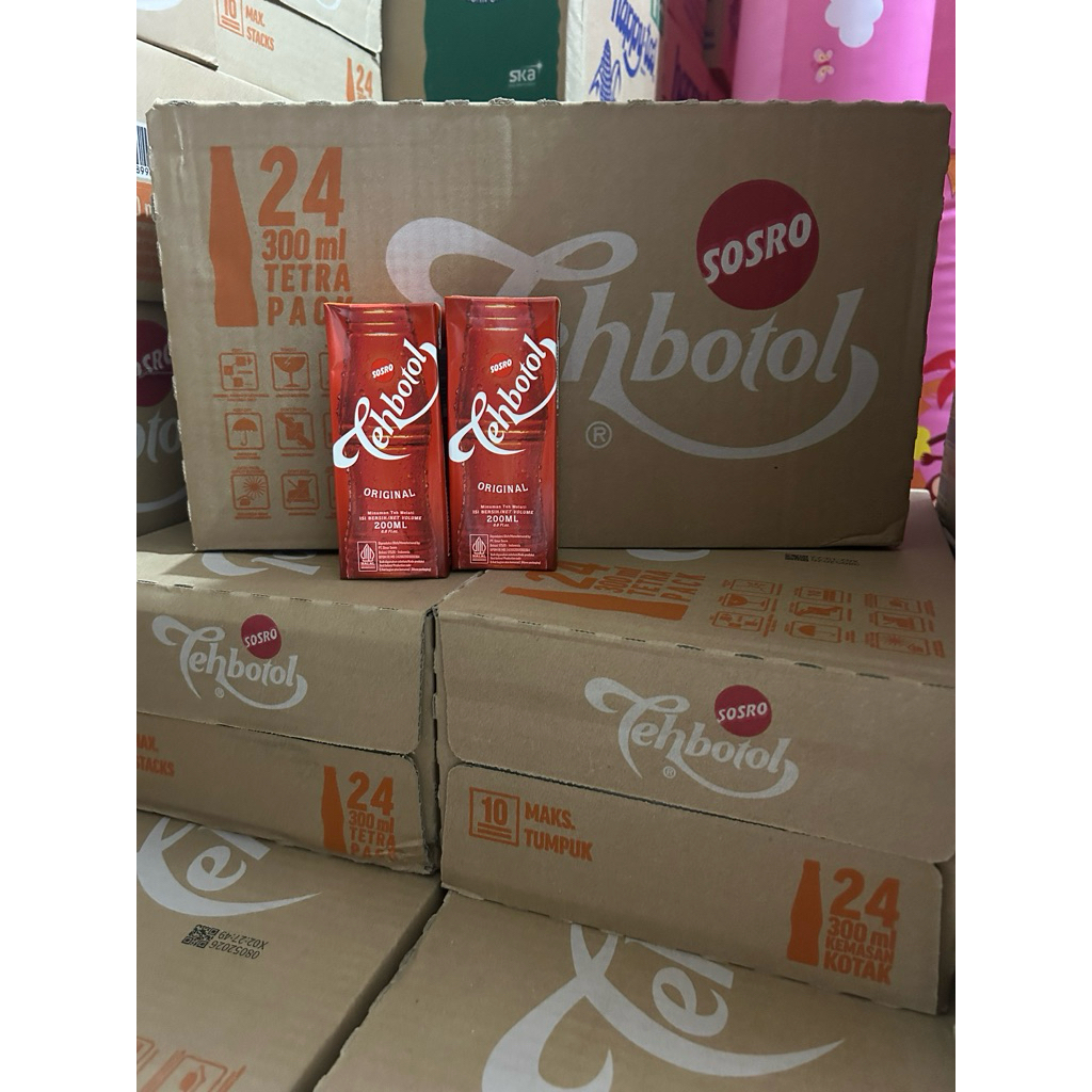 

Teh Sosro kotak 300ML perdus isi 24 pcs