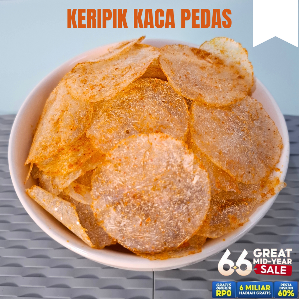 

Keripik Kaca Pedas 1 KG | Kripik Kaca Pedas | Kripca Pedas