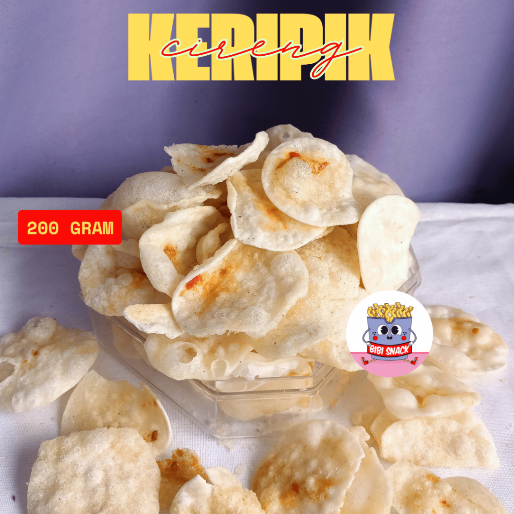 

Bibi Snack - Keripik Cireng Kering Bandung 200gr
