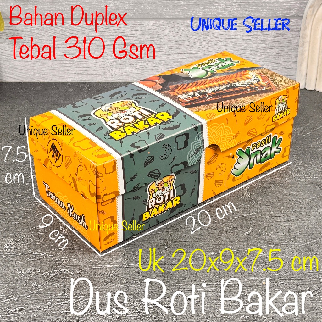 

[Isi10] Dus Roti Bakar Motif Uk 20x9x7.5 cm Dus Kotak Box Rolltart Roll Tart Rolltar Rollcake Roll Cake Tart Roti Bakar Bandung Kue Bolu Brownies Martabak Pasti Enak 4 Warna Motif Warna Warni Kuning