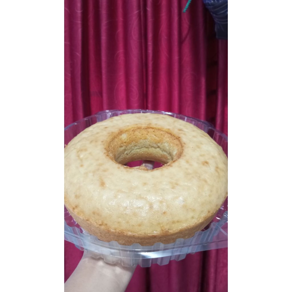 

bolu kukus/bakar pisang, tape dan pandan