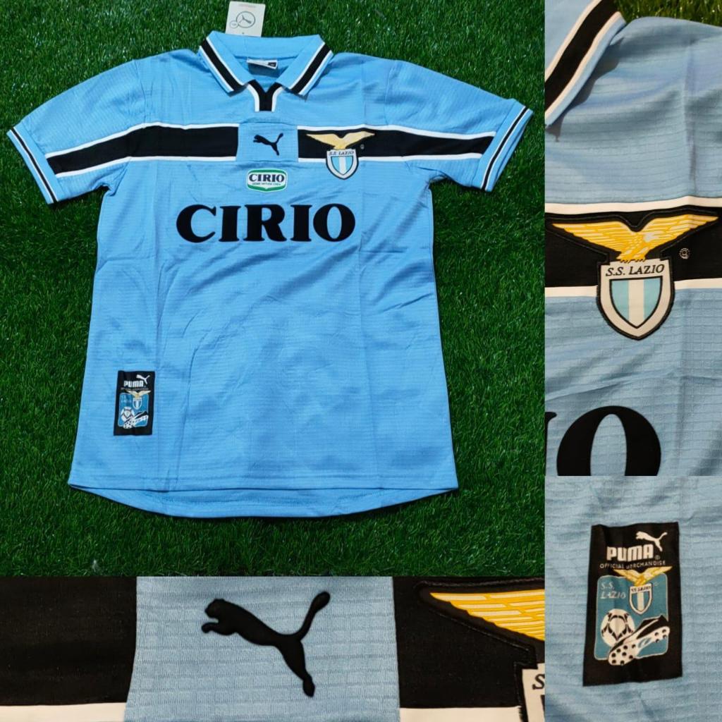 Jersey Retro Vintage Lazio Home CIRIO 1998/1999 Grade AAA Classic