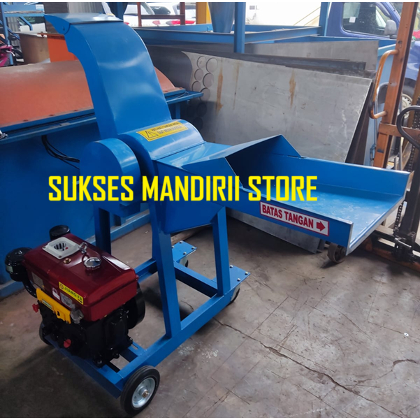 Mesin Chopper Model Leher Angsa - Mesin Pencacah Rumput Gajah