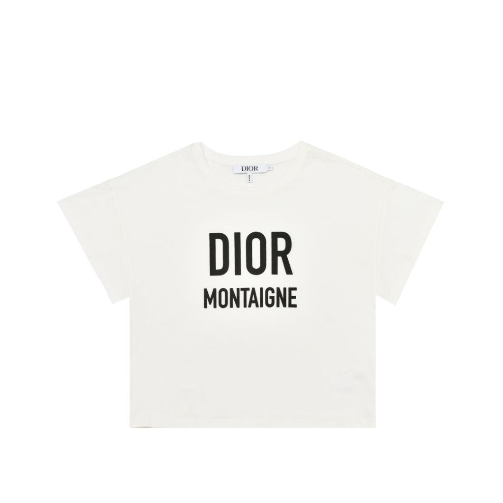 Dior montaigne logo print tshirt (kids)