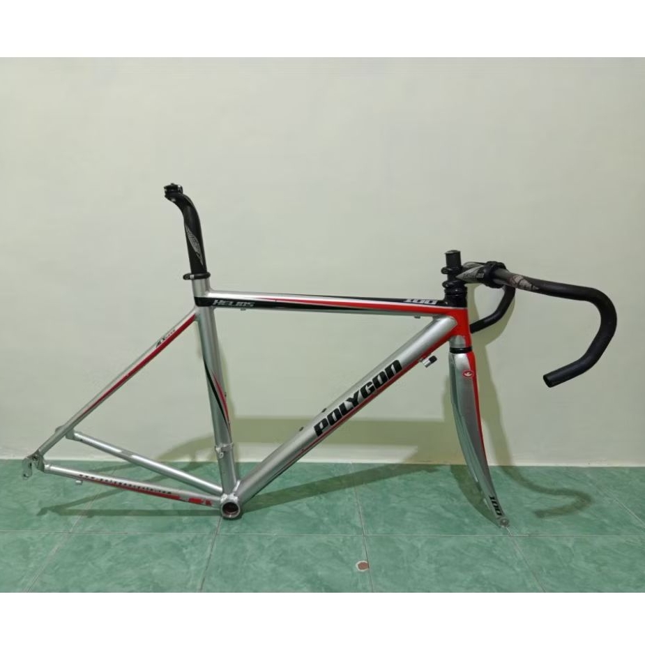 Frameset Polygon Helios 100 Silver